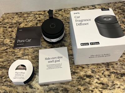 Pura Car Fragrance Diffuser - Black Open Box Fragrance Not Included