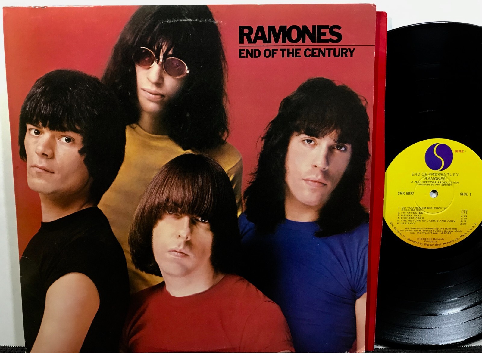 米LP Ramones End Of The Century SRK6077 SIRE /00260 RAMONES End Of The Century LP SIRE SRK 6077 STEREO 1980 Punk