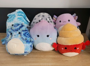 Original Squishmallows 10inch - Set of 6 inc Monica Axolotl | Toys