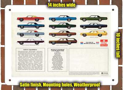 METAL SIGN - 1975 Dodge Monaco (Sign Variant #8)