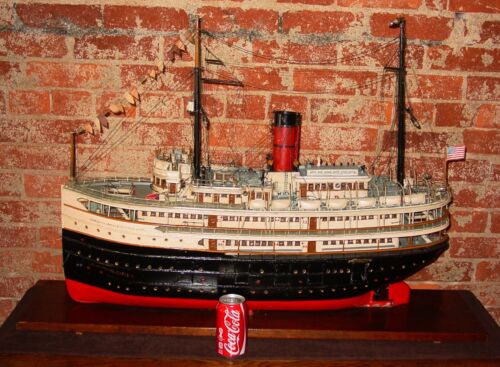 Super detailed antique ship model City of Grand Rapids 41"-------15724
