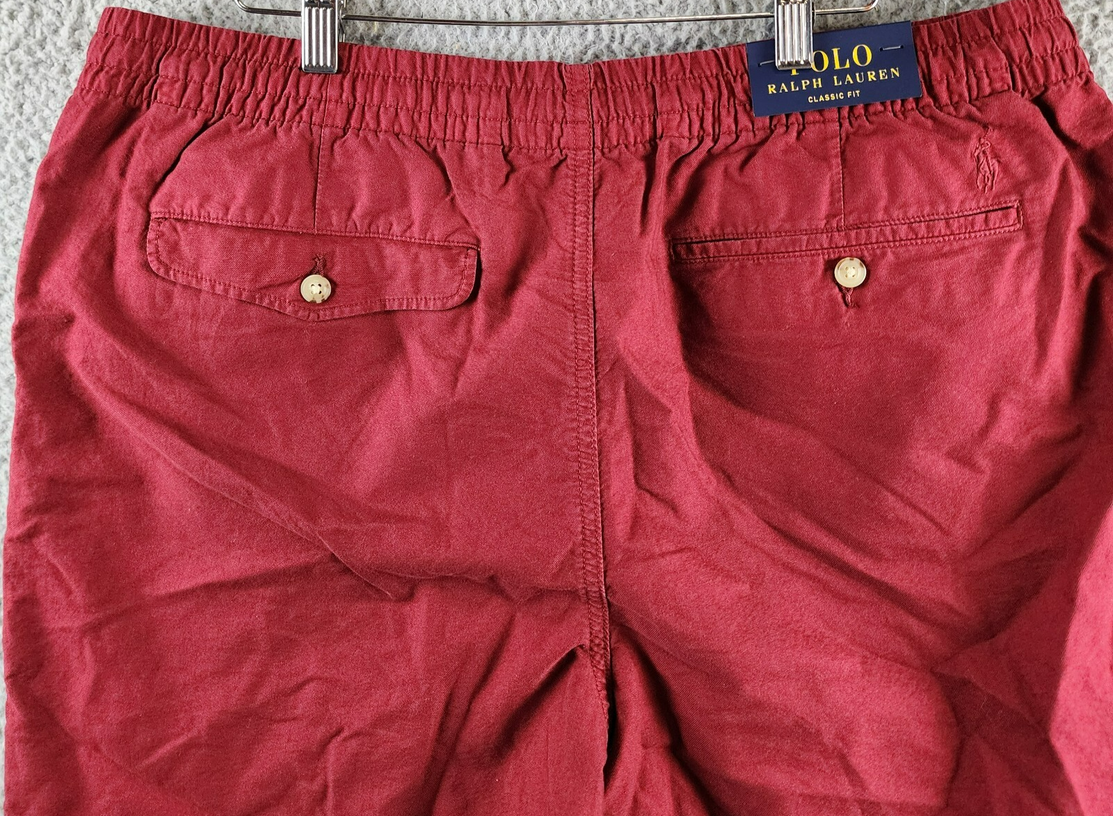Polo Ralph Lauren 6-Inch Classic-Fit Polo Prepster Shorts Men's XXL Red Carpet - Picture 16 of 17