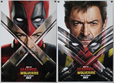 Deadpool & Wolverine DP3 original DS movie poster 27x40 D/S 2024 INTL Adv SET 2