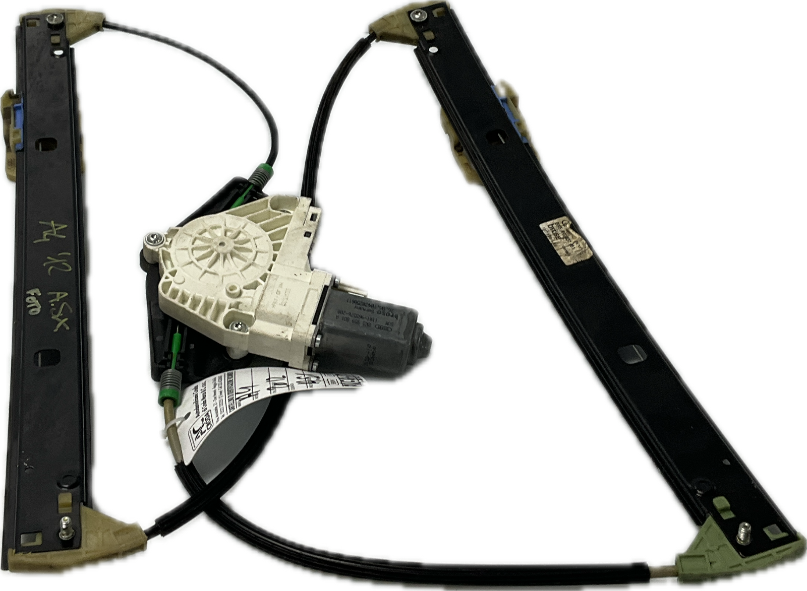 Alzavetro anteriore sinistro asx ant sx per AUDI A4 codice ricambio: 8K0959801A