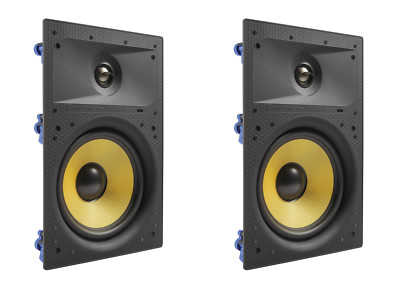 2 Pack - TDX 6.5" 2-Way In Wall Home Theater Surround Sound Speaker Flush Pair