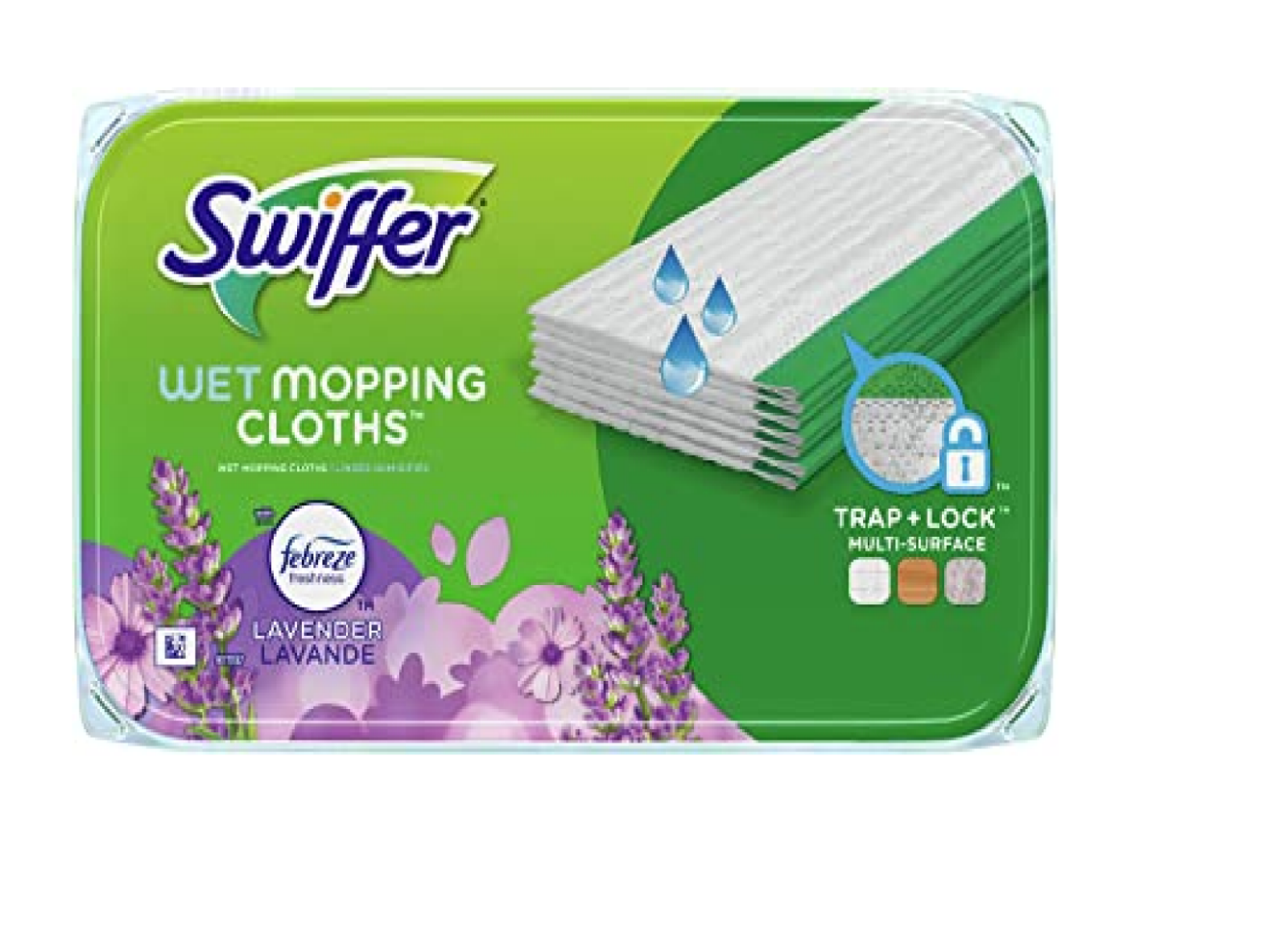 Swiffer Sweeper Wet Mopping Pad Refills for Floor Febreze La