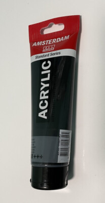 Royal Talens Amsterdam Standard Series Acrylic 120ML Tube Oxide Black PBk11 New