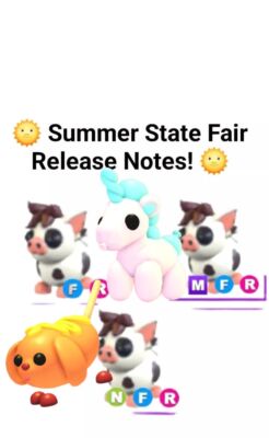 Adopt From Me |   Summer State Fair: Balloon Pop  