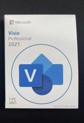 Microsoft Visio Professional 2021 - Brand New Retail Box - Factory Sealed