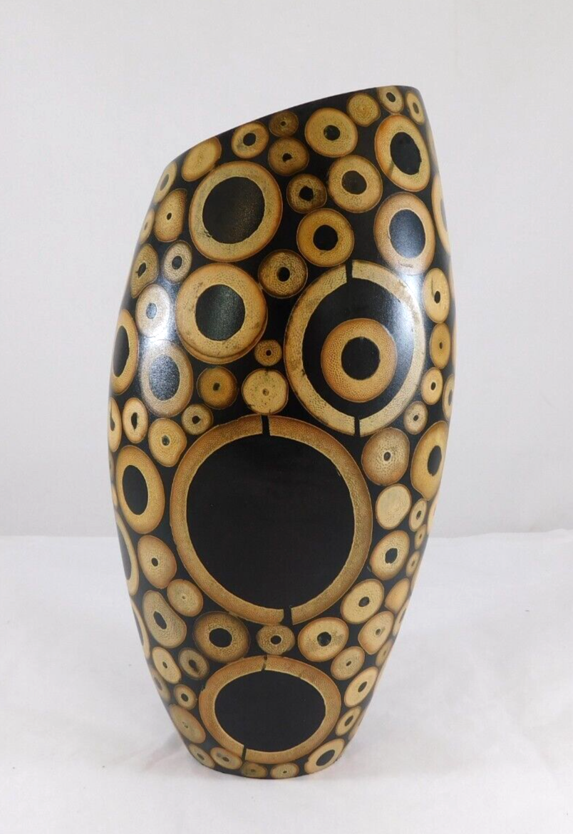 R & Y Augousti, Paris Original Bamboo Marquetry Inlaid 9.5 R & Y Augousti, Paris Original Bamboo Marquetry Inlaid 9.5