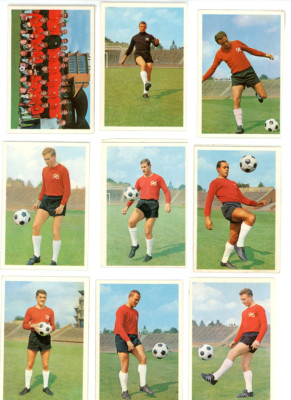 17 Sammelbilder H96 Hannover 96 Bergmann 1965 / 1966 komplettes Team + 1 Extra