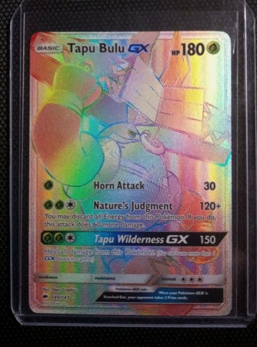 Tapu Bulu GX 149/147 Rainbow Burning Shadows Pokemon Card | eBay