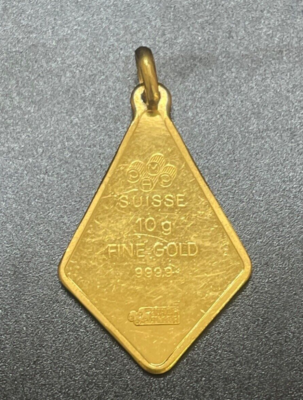 Gold sale pamp pendant