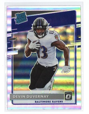 2020 Donruss Optic Silver Holo #179 Devin Duvernay