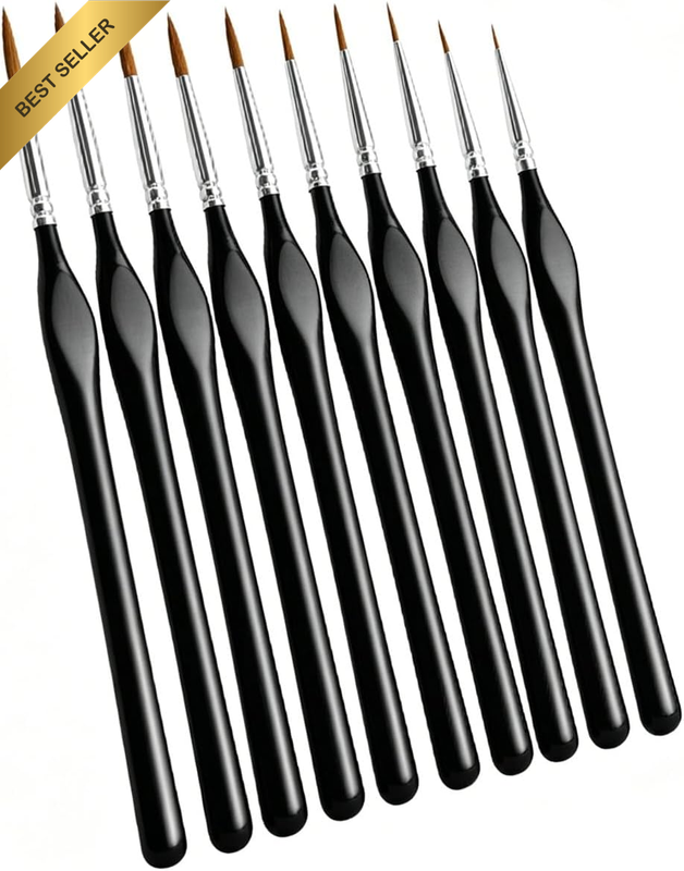 Artist Paint Brushes Set-10 Pcs Best Professional Detail Paint Brush, Miniature