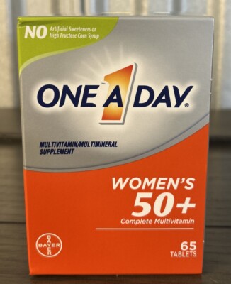 One a Day Women's 50+ Complete Multivitamin Supplement 65 Tablets EXP 6/2026