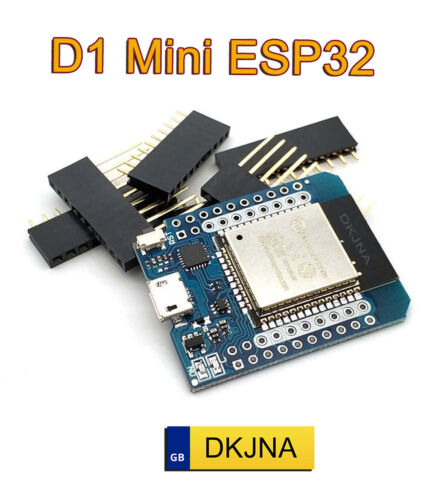 D1 Mini Esp-32 Esp32 Wireless Wi-fi Bluetooth Development Board 2.4ghz Micro Usb