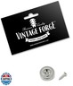 Vintage Forge Nickel Round String Retainer Guide Tree for Fender Precision Jazz Style Bass Guitars and Others with Screw BSR40-NKL