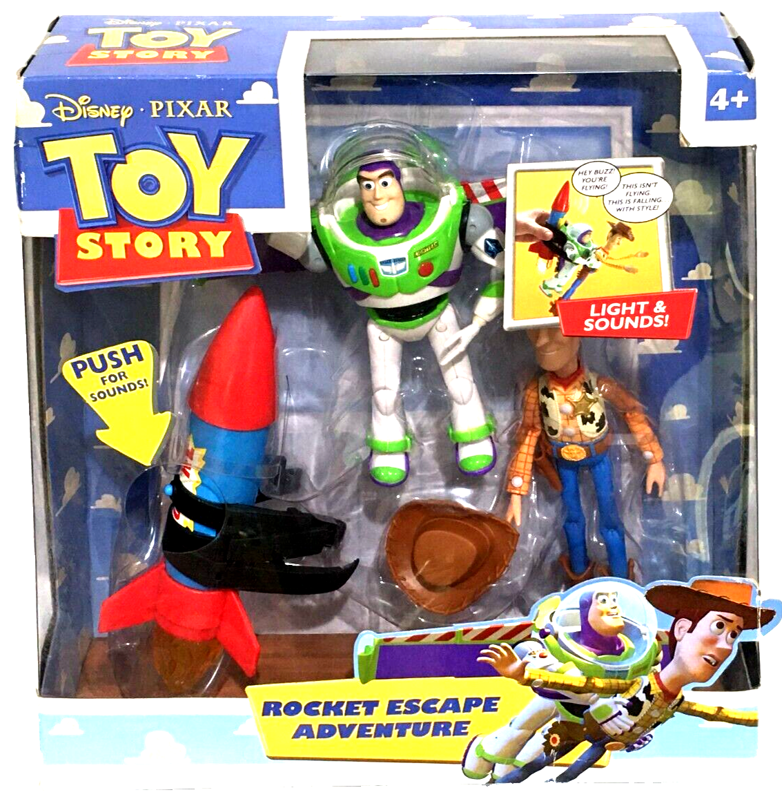 ー品販売  Pixar Disney Toy Light Adventure Escape Rocket Story 特撮