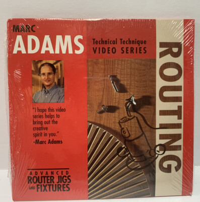 Marc Adams Video CD on Technical Technique Routing Advanced Router Jigs NEW
