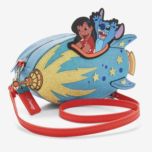 Disney Lilo & Stitch Rocket Ship Ride Crossbody Bag Purse
