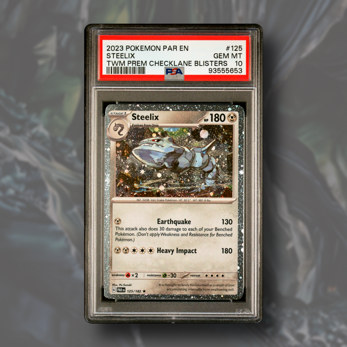 PSA 10 Iron Crown ex SAR 094/071 Cyber Judge 2024 Pokemon