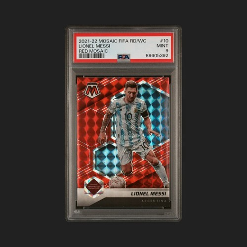 メッシ　カスタムカード9枚セット Lionel Messi 2021-22 Panini Mosaic FIFA World Cup Reactive