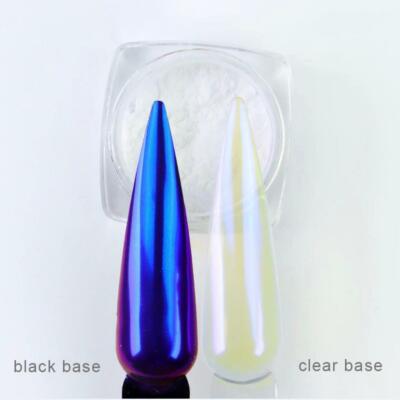 Aurora Nail Powder 6 AB Colours Unicorn Rainbow Multi Chrome Mirror Mermaid