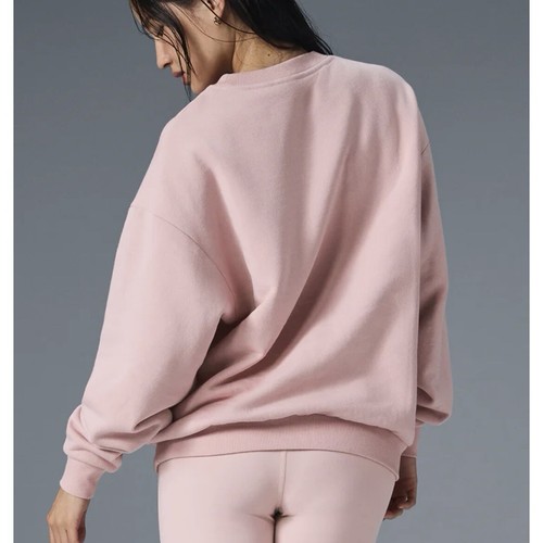 ALO YOGA ALO ACCOLADE CREW NECK PULLOVER SIZE M