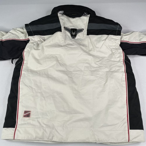 Pre-owned Spyder Mens Large Winter Parka 2 In 1 Jacket/vest Peble/black Chamonix Jacket In Multicolor
