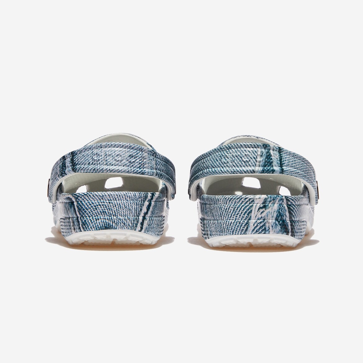 New Mens CROCS CLASSIC DENIM CLOG CRS210402 DENIM / WHITE US