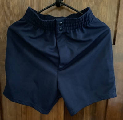 DA Don Alleson Athletic Women's Navy Elastic Waist Shorts Size S  Golf ~Softball