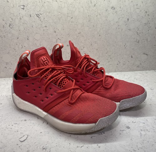 シューズ(男性用) ADIDAS HARDEN VOL 1 FULL RED Adidas Originals Harden Vol.1 J Red White Youth Basketball