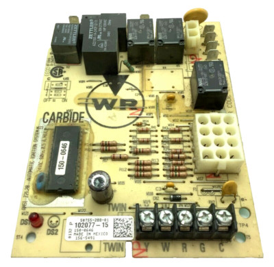 50T55-288 White Rodgers Furnace Control Board 102077-15 50T55-288-01