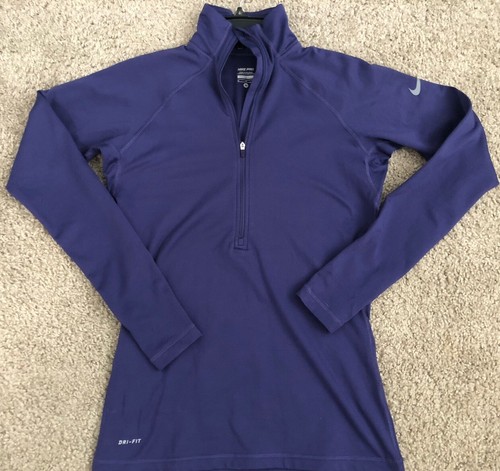 NIKE - NIKE Pro Elite 2017 ハーフジップロングスリーブL Nike Pro Dri Fit Womens Running Half Zip Shirt Top Size