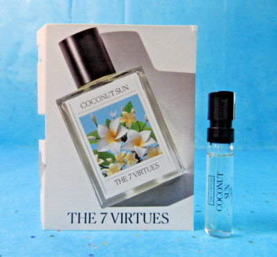 The 7 Virtues COCONUT SUN Eau De Parfum Perfume EDP Sample .06 oz / 1.7ml