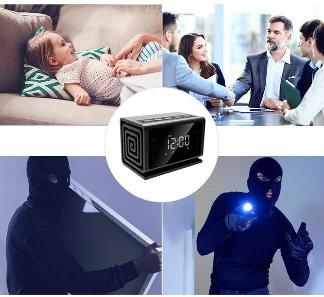 HD 1080P Spy Camera WiFi Hidden Wireless Night Vision Security Nanny Cam Alarm - Image 40