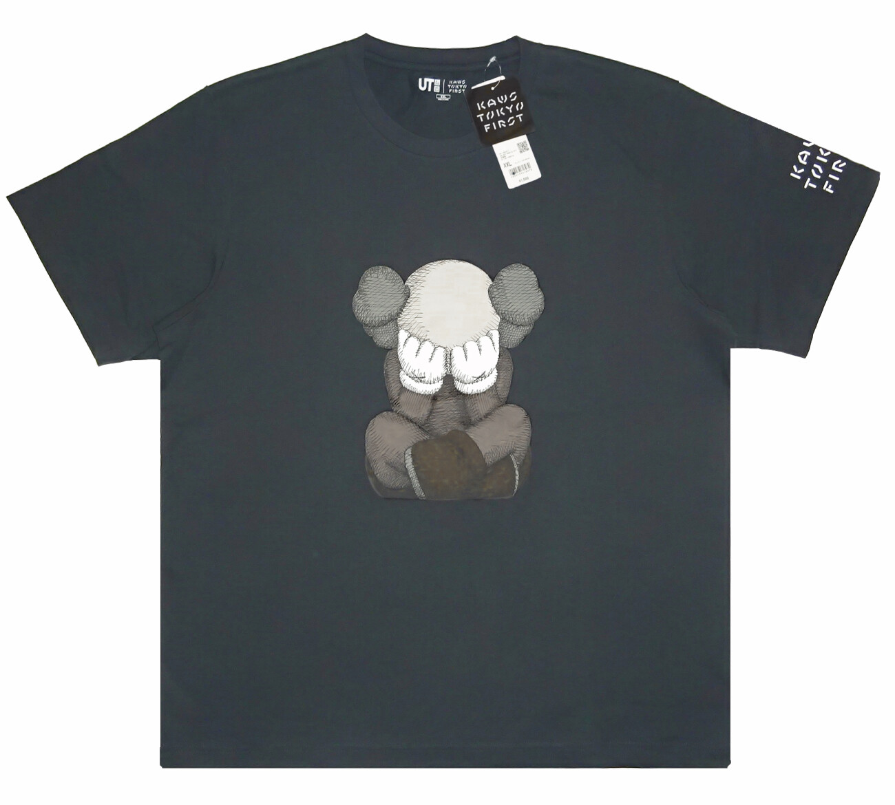 Uniqlo x Kaws 'Kaws Tokyo First Tee' Dark Grey Size S-2XL Uniqlo x Kaws 'Kaws Tokyo First Tee' Dark Grey Size S-2XL