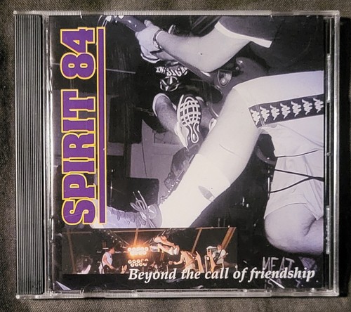 SPIRIT 84 'Beyond the Call of Friendship' CD Hardcore Punk