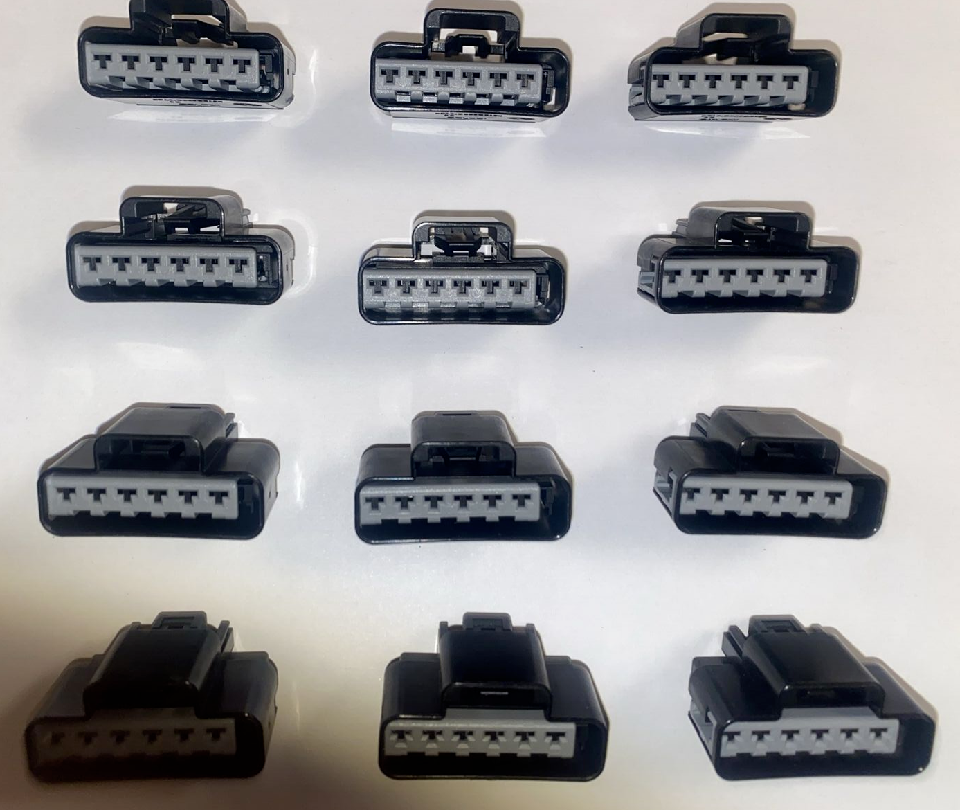 12) DELPHI 15326900 6-WAY FEMALE CONNECTOR PA6 GB20 GF10 | eBay