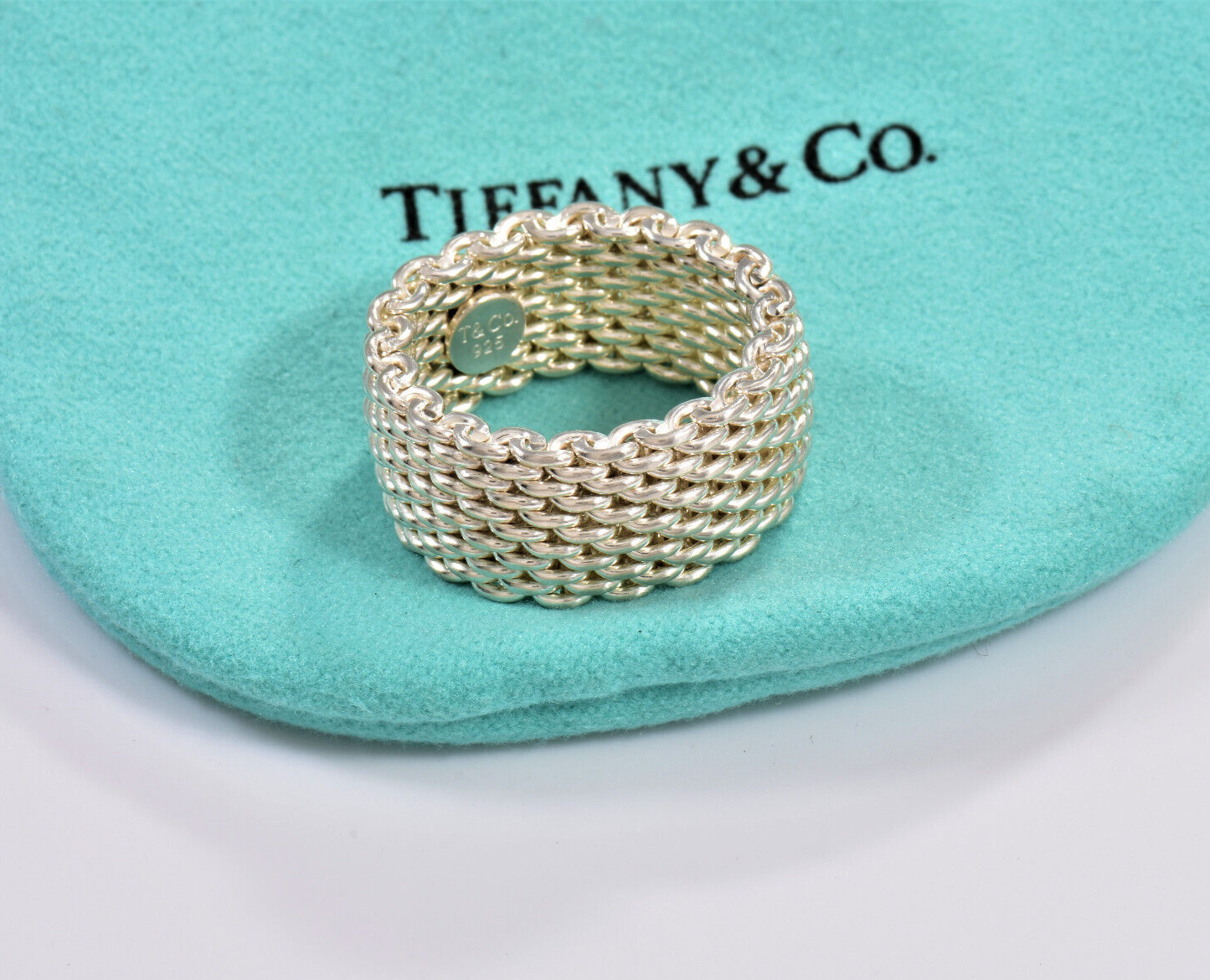Tiffany & Co. シルバーリング ポーチ付き