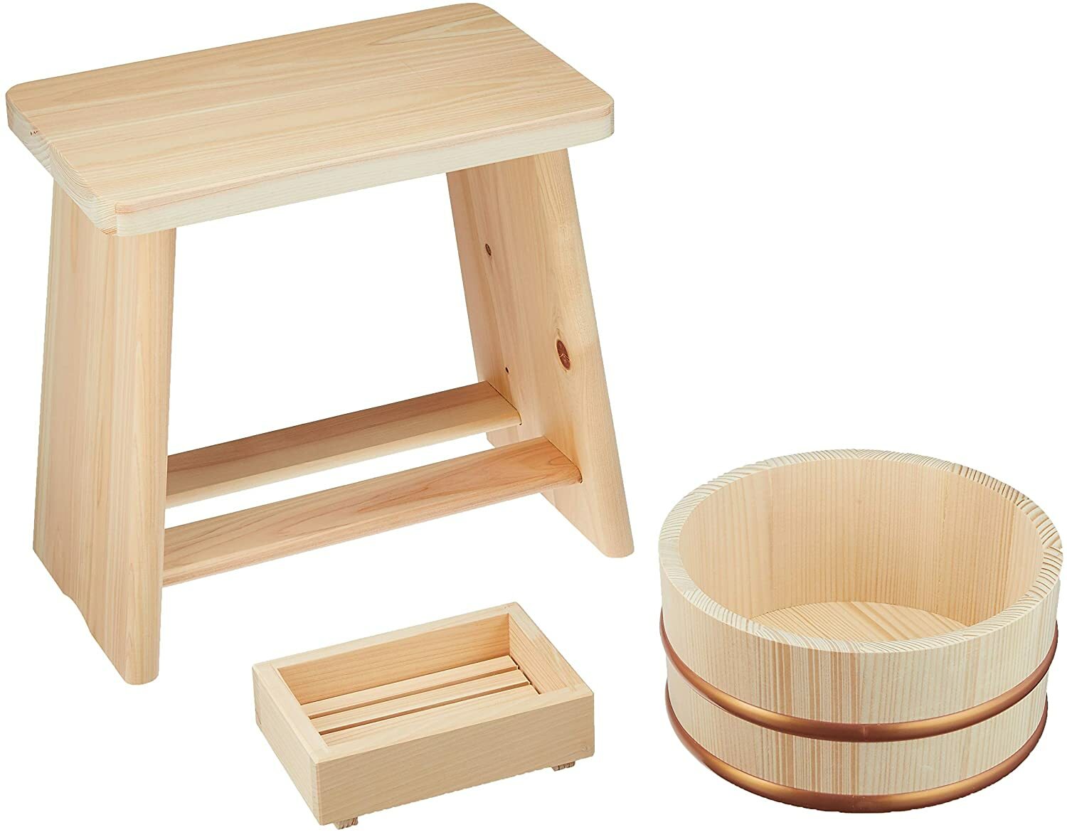 【Hinoki Iron  Stool 】No.856 Hinoki stool - the tsena