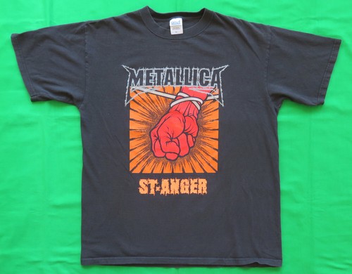 VINTAGE - 【90&#39;s】 hi-standard ANGRY FIST TOUR Tee Vintage 90s Hi Standard T Shirt Mens White XL Thrashed Punk