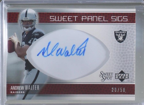2005 Upper Deck Sweet Spot Andrew Walter #SP-AW