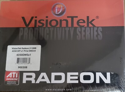 (Pack 3) VisionTek 900308 Radeon 4350 512MB SFF x1 PCIe DMS59 Graphic Video Card