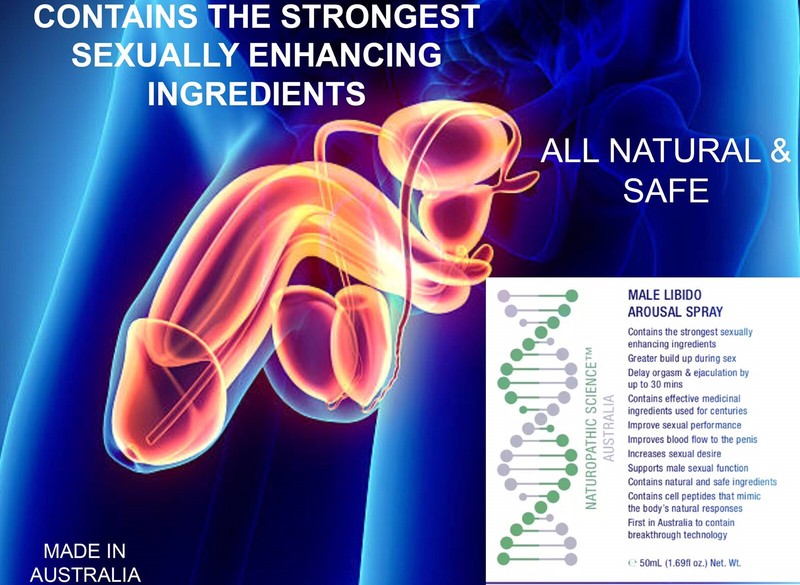 New Male Libido Sex Arousal Spray Longer Erection Delay Ejaculation Strong