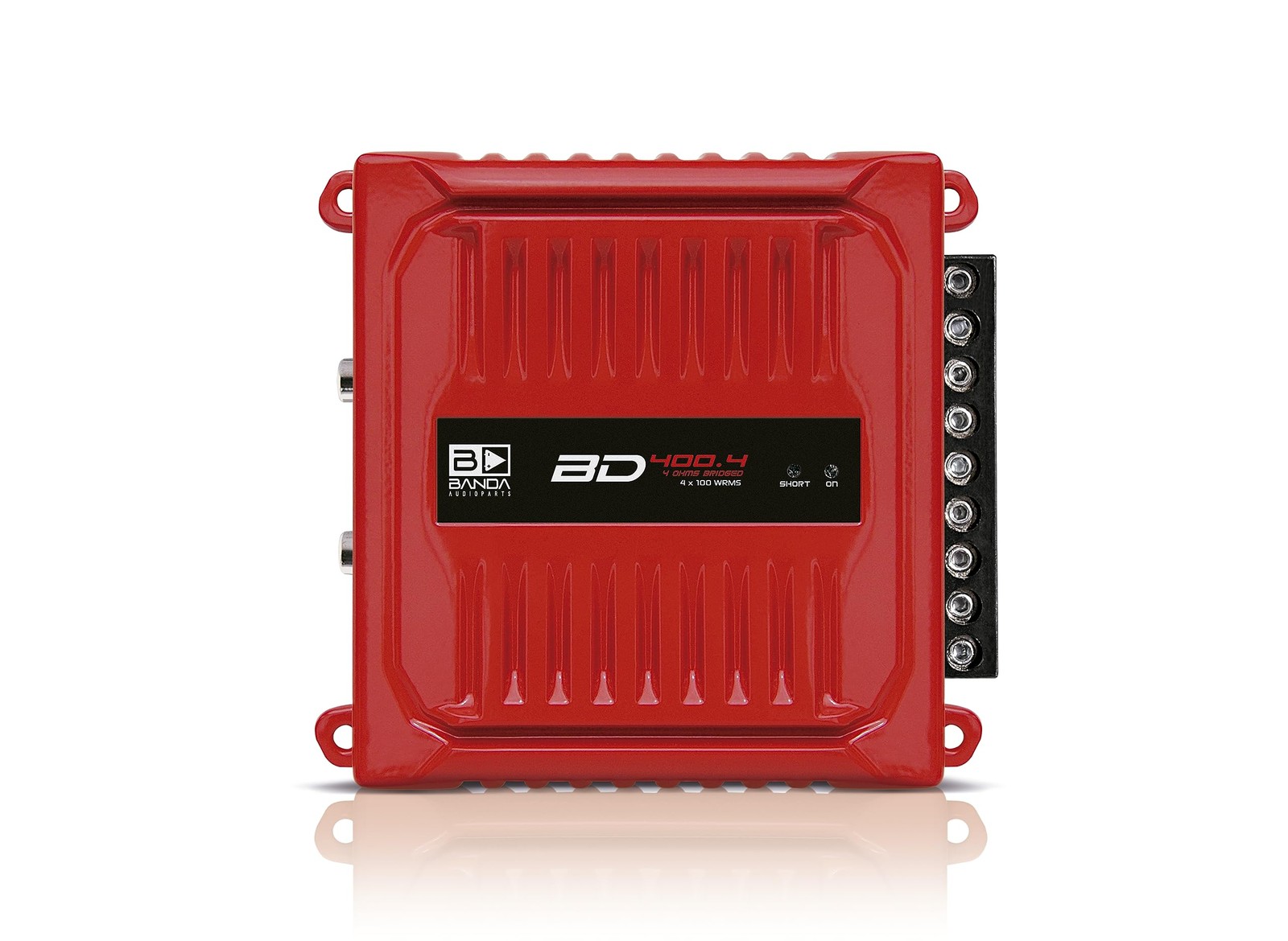 Banda Audioparts BD400.4RED Four Channel 4 x 100 Watt Rms Full Range Car Audio