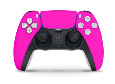 PS5 Controller Skin Playstation 5 Design Wrap Schutzfolie Cover einfarbig Uni