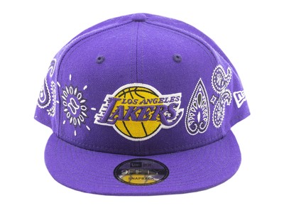 Кроссовки New Era 9Fifty Purple NBA Los Angeles Lakers Paisley Pop Snapback (60181048) -
