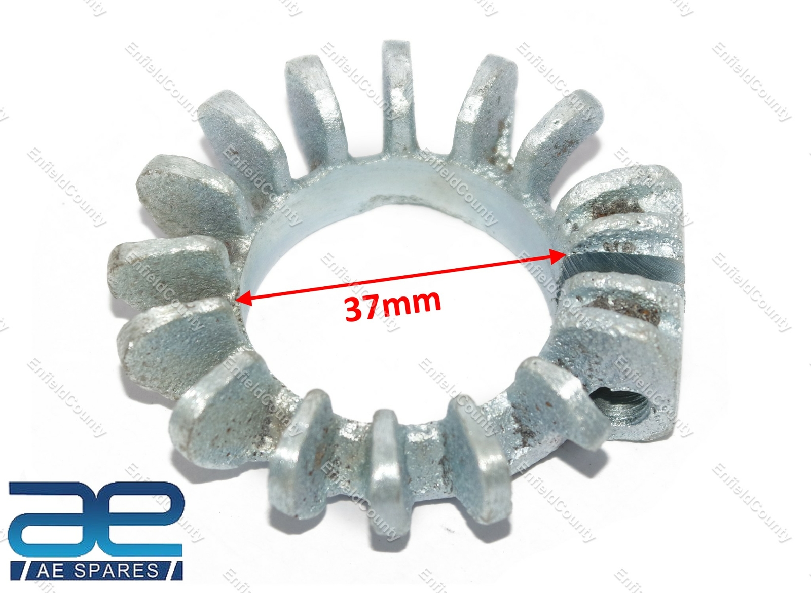 For BSA A10 A50 A65 Steel Finned Exhaust Cooling Clamp  